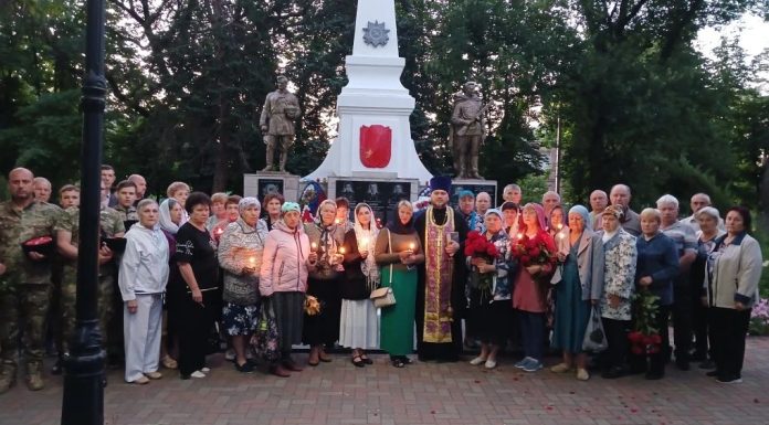 В 17-ом Полтавском благочинии прошёл цикл мероприятий, посвящённых Дню памяти и скорби