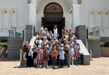 Воспитанники воскресной школы храма Вознесения Господня Тимашевского района посетили храм Рождества Христова в станице Динской