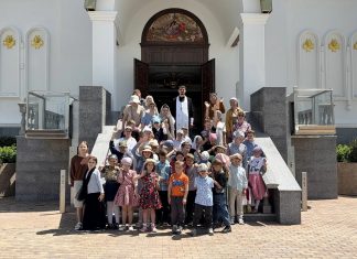 Воспитанники воскресной школы храма Вознесения Господня Тимашевского района посетили храм Рождества Христова в станице Динской