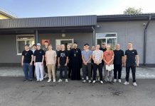 Иерей Иоанн Лапко принял участие в мероприятии, посвященном отправке призывников на срочную военную службу
