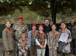 На территории храма Святого Духа прошел юнармейский фестиваль «Сила духа»