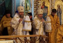 В канун Недели Всех святых митрополит Василий совершил всенощное бдение в Свято-Троицком соборе города Краснодара
