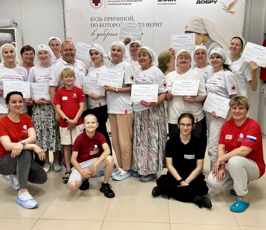 В Екатеринодарской и Кубанской епархии продолжаются курсы первой помощи для сестёр милосердия