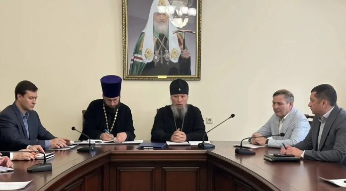 В епархиальном управлении состоялось собрание по проведению краевого форума Всемирного Русского Народного Собора