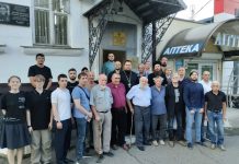 Иерей Виктор Аникин посетил отчетный сбор казачьего общества
