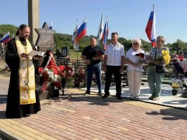 В станице Васюринской была совершена заупокойная лития по погибшим воинам