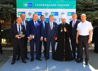 В Свято-Екатерининском соборе города Краснодара состоялась торжественная церемония подключения храма к сетевому газоснабжению