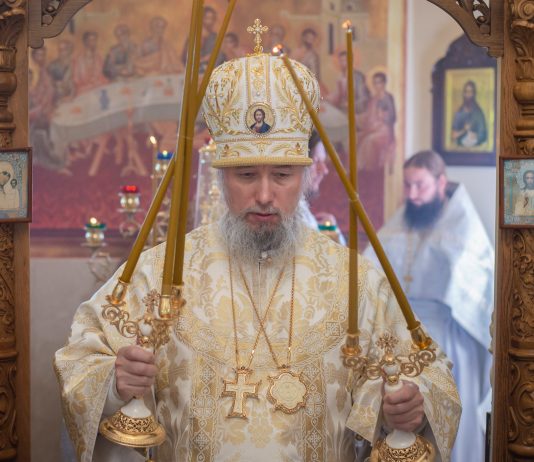 Митрополит Василий возглавил Божественную литургию в храме святого Пророка, Предтечи и Крестителя Господня Иоанна