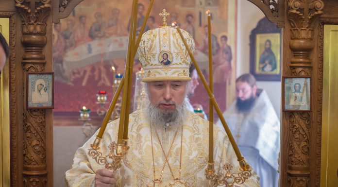 Митрополит Василий возглавил Божественную литургию в храме святого Пророка, Предтечи и Крестителя Господня Иоанна