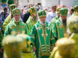 В день памяти преподобного Сергия Радонежского митрополит Василий сослужил Предстоятелю Русской Церкви в Троице-Сергиевой лавре