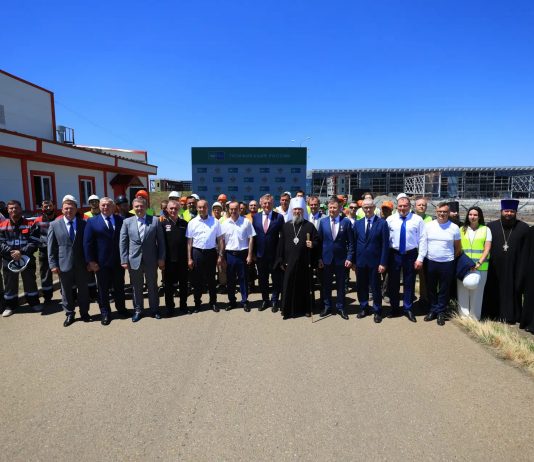 Митрополит Василий принял участие в мероприятии, посвященном газификации аэропорта «Краснодар»