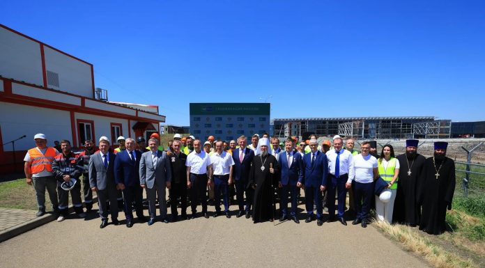 Митрополит Василий принял участие в мероприятии, посвященном газификации аэропорта «Краснодар»