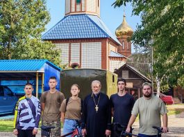 Велопробег в честь Преображения Господня прошел в 17-ом Полтавском благочинии