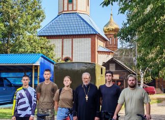 Велопробег в честь Преображения Господня прошел в 17-ом Полтавском благочинии