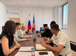 В преддверии нового учебного года в Кубанском казачьем кадетском корпусе станицы Динской прошло совещание