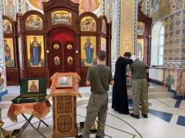 В центре военно-патриотического воспитания «Патриот» встретили праздник Преображения Господня