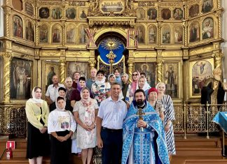 В храме Вознесения Господня станицы Пластуновской состоялся благодарственный молебен