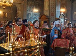 В праздник пророка Божия Илии митрополит Василий совершил Божественную литургию в Свято-Ильинском храме