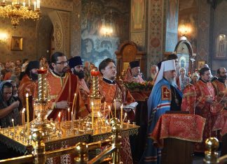 В праздник пророка Божия Илии митрополит Василий совершил Божественную литургию в Свято-Ильинском храме