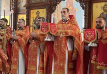 В храме святого мученика Иоанна Воина а территории военно-патриотического центра «Патриот» отметили престольный праздник