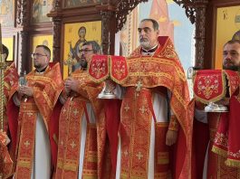 В храме святого мученика Иоанна Воина а территории военно-патриотического центра «Патриот» отметили престольный праздник