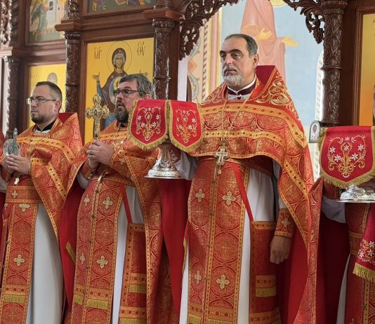 В храме святого мученика Иоанна Воина а территории военно-патриотического центра «Патриот» отметили престольный праздник