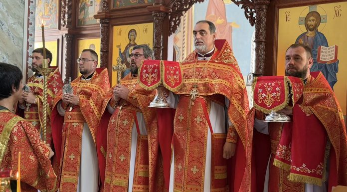 В храме святого мученика Иоанна Воина а территории военно-патриотического центра «Патриот» отметили престольный праздник