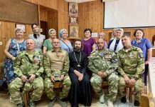 Храм Вознесения Господня посетили участники специальной военной операции
