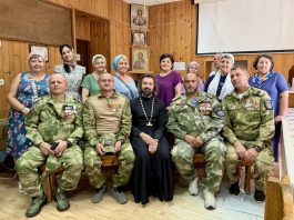 Храм Вознесения Господня посетили участники специальной военной операции
