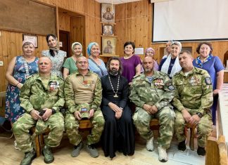Храм Вознесения Господня посетили участники специальной военной операции