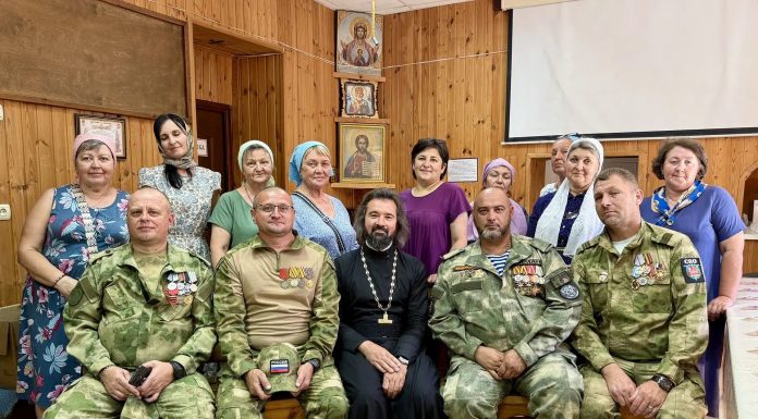 Храм Вознесения Господня посетили участники специальной военной операции