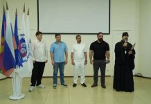 Протоиерей Сергий Лопасов принял участие в открытии чемпионата ЮФО по коротким нардам в Краснодаре
