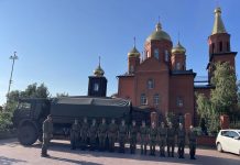 Военнослужащие посетили храм святого апостола Андрея Первозванного ст. Новотитаровской