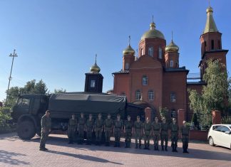 Военнослужащие посетили храм святого апостола Андрея Первозванного ст. Новотитаровской