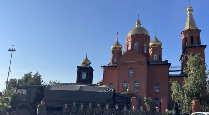 Военнослужащие посетили храм святого апостола Андрея Первозванного ст. Новотитаровской