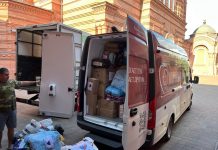Состоялась очередная отправка гуманитарной помощи в Ростовский военный госпиталь