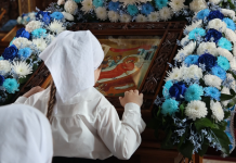 В храме Рождества Христова прошла детская Литургия в праздник Рождества Пресвятой Богородицы