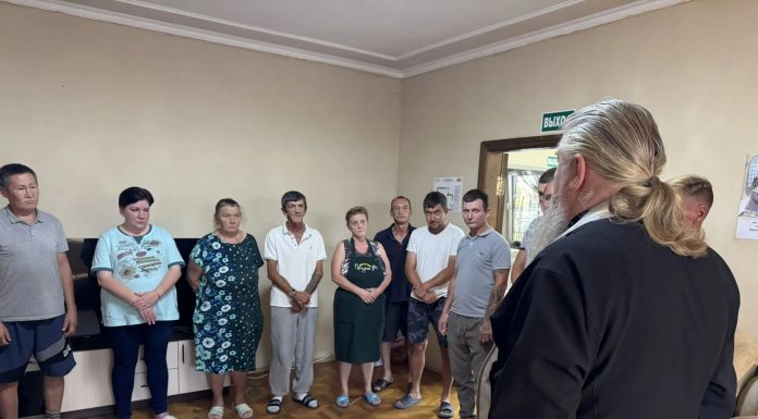 В краснодарском центре пробации «Предел» состоялась первая встреча с духовником