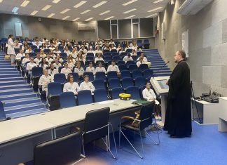Иерей Георгий Белан провел встречу со студентами Кубанского государственного медицинского университета
