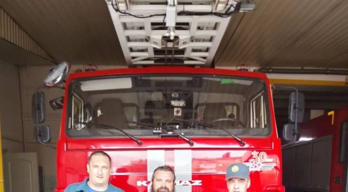В Горячем Ключе священник посетил пожарно-спасательную часть
