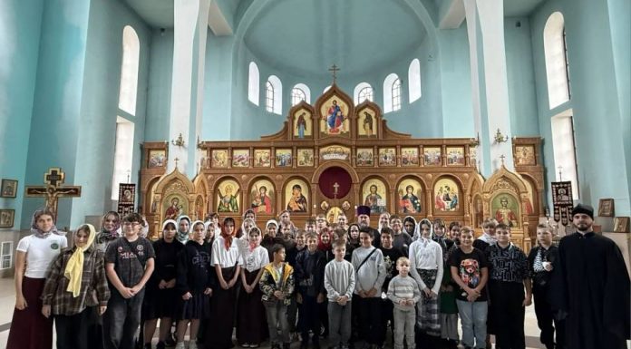 В воскресной школе Свято-Троицкого храма г. г. Горячий Ключ состоялся день открытых дверей