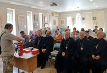 Занятия по пожарной безопасности прошли в Свято-Ильинском храме