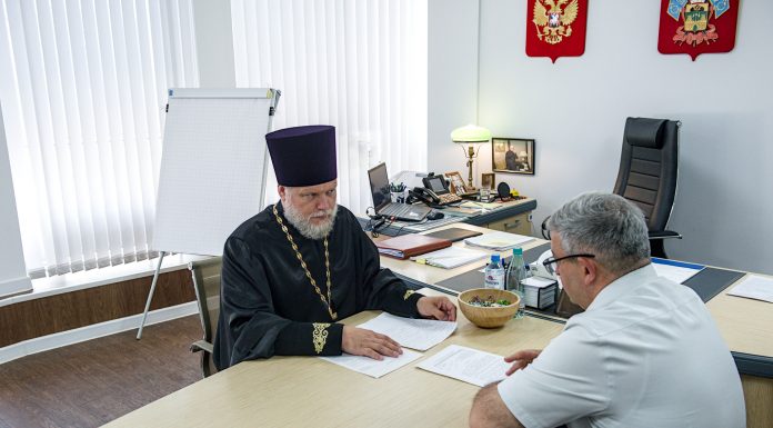 Состоялась встреча протоиерея Павла Калинина с министром образования и науки Краснодарского края