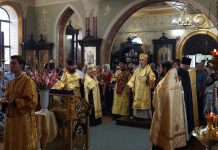 Митрополит Василий совершил всенощное бдение в храме Рождества Пресвятой Богородицы станицы Полтавской