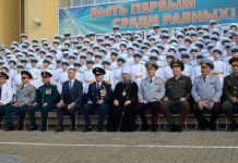 Митрополит Василий принял участие в торжественном посвящении юношей в кадеты