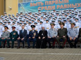 Митрополит Василий принял участие в торжественном посвящении юношей в кадеты