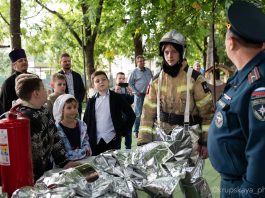 В храме свт. Луки прошло профилактическое мероприятие по пожарной безопасности