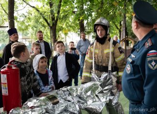 В храме свт. Луки прошло профилактическое мероприятие по пожарной безопасности