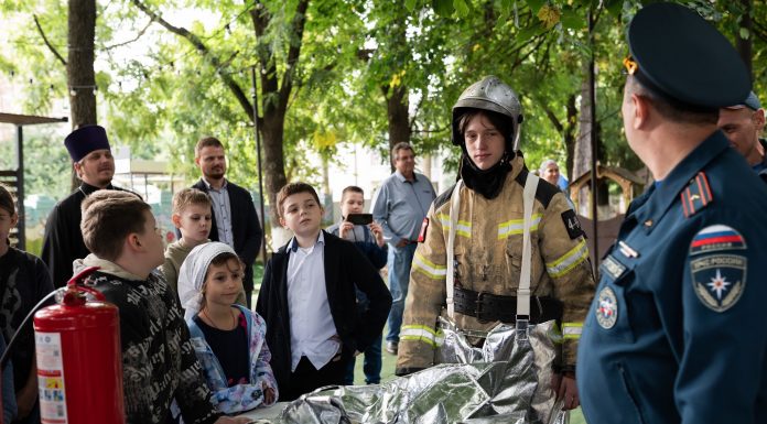 В храме свт. Луки прошло профилактическое мероприятие по пожарной безопасности
