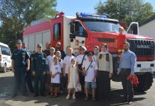 В Свято-Троицком храме г. Горячий Ключ состоялся молебен с участием сотрудников МЧС